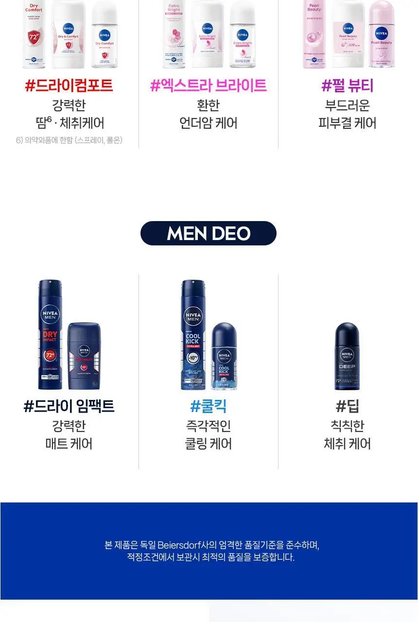 [15년연속1위] 니베아 데오드란트 스프레이 7종 골라담기 상세페이지 25